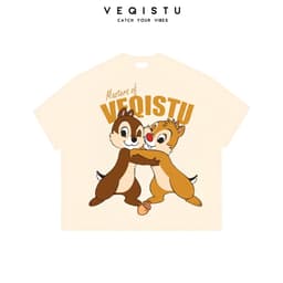 Áo thun BOXY Local Brand VEQISTU "SÓC CHIP DALE" Áo Thun Boxy Form Rộng Unisex 250Gsm Cotton 6