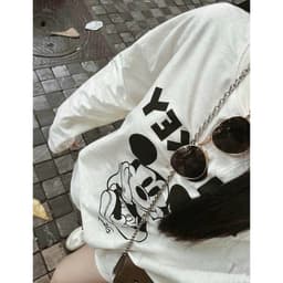 Set Áo Thun In Mickey dài Tay Phối Quần Short siêu hot 6