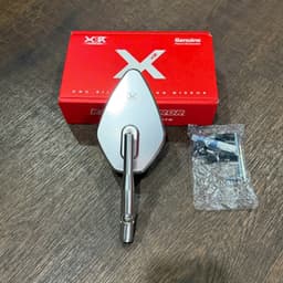Kính Hậu X1R XM04 Chính Hãng Gắn Xe Máy Universal Winner Exciter Vario Vision SH Wave Màu Đen Bạc CNC 6