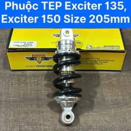 Phuộc Sau TEP 205mm Cho Exciter 135 Exciter 150 Chính Hãng Giảm Xóc Êm Tăng Độ Đầm Xe 3