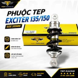 Phuộc Sau TEP 205mm Cho Exciter 135 Exciter 150 Chính Hãng Giảm Xóc Êm Tăng Độ Đầm Xe 1