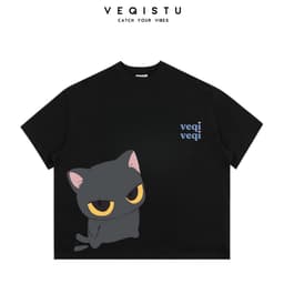 Áo Thun Local Brand VEQISTU " TWIN CATS ", Áo Thun Boxy Form Rộng Unisex 250Gsm 100% CottonMÔ TẢ SẢN PHẨM ÁO THUN LOCAL 2