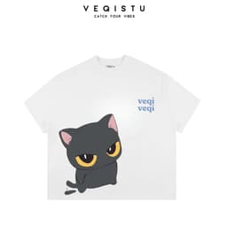 Áo Thun Local Brand VEQISTU " TWIN CATS ", Áo Thun Boxy Form Rộng Unisex 250Gsm 100% CottonMÔ TẢ SẢN PHẨM ÁO THUN LOCAL 3