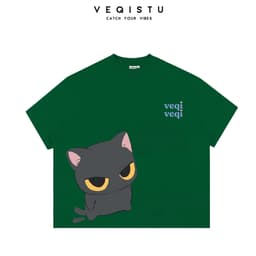 Áo Thun Local Brand VEQISTU " TWIN CATS ", Áo Thun Boxy Form Rộng Unisex 250Gsm 100% CottonMÔ TẢ SẢN PHẨM ÁO THUN LOCAL 8