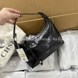 CHSK - Đeo 2 Kiểu - Túi Kẹp Nách Hobo Form Basic Da Nhám 5