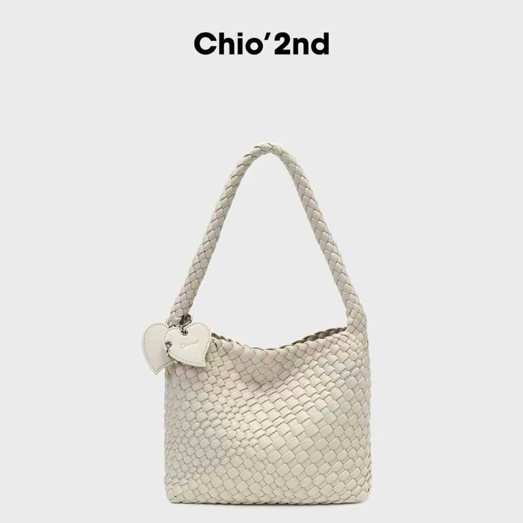 BST NEW - Túi Đeo Vai Chio Da Đan Dáng Giỏ Hobo Basic