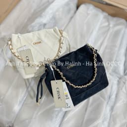 BST NEW - Túi Chio Miệng Rút Chần Trám Có Kèm Quai Đeo Chéo 2