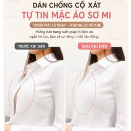 72 Miếng Dán Cố Định Quần Áo Giúp Giữ Form Áo Chống Lộ Không Để Lại Keo Vụn Trên Vải Lê Nọc 492 2
