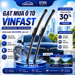 Bộ Gạt Mưa Ô Tô xe VINFAST Vf3,5,6,7,8,9, Lux A, Lux SA, Fadil - Gạt mưa ô tô Silicon phủ nano chống nước UP PARTS 1