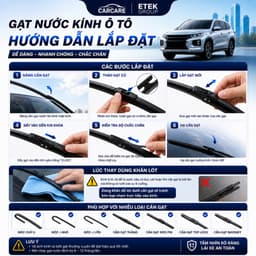 Bộ Gạt Mưa Ô Tô xe VINFAST Vf3,5,6,7,8,9, Lux A, Lux SA, Fadil - Gạt mưa ô tô Silicon phủ nano chống nước UP PARTS 3