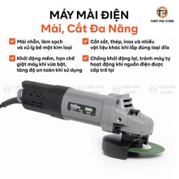 Máy Mài Điện (GEN 3) G3-A850| Công Suất 850W, Mài Cắt Đa Năng 100mm - Trục Chính 10M| Khởi Động Mềm, Chống Khởi Động Lại 3