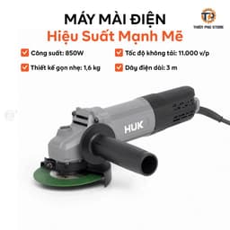 Máy Mài Điện (GEN 3) G3-A850| Công Suất 850W, Mài Cắt Đa Năng 100mm - Trục Chính 10M| Khởi Động Mềm, Chống Khởi Động Lại 4