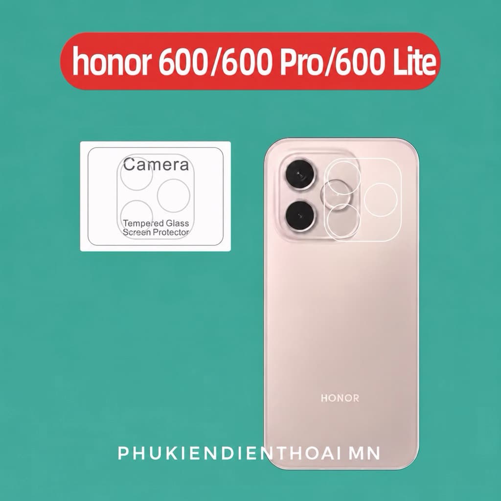 Kính cường lực CAMERA Honor 600 , Honor 600 Pro , Honor 600 Lite trong suốt bảo vệ camera