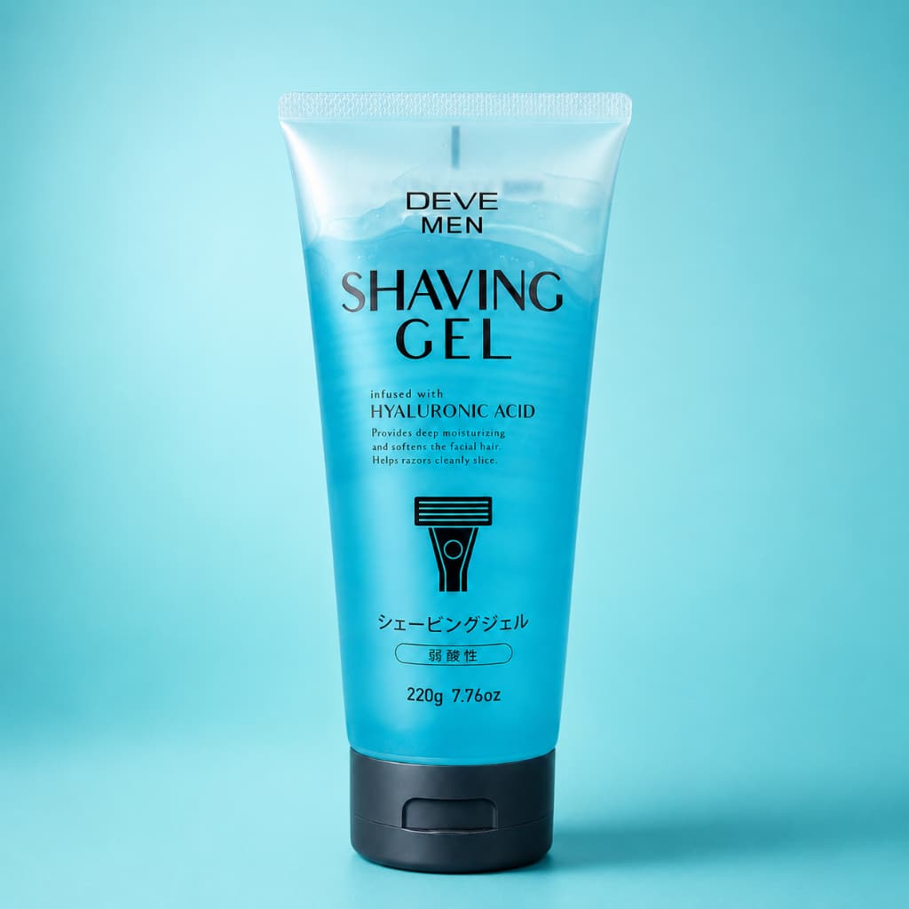 Gel cạo râu Kumano Deve dưỡng ẩm, làm mềm râu tuýp 220g