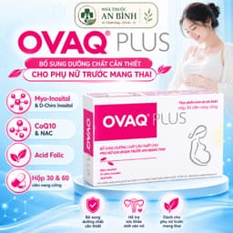 OVAQ PLUS Hộp 30 & 60 Viên - Hỗ Trợ Sức Khỏe Sinh Sản Nữ, Bổ Sung Dưỡng Chất Trước Thai Kỳ 1