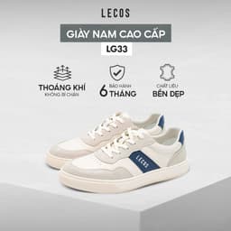 Giày nam da thật LECOS LG33 cao cấp dáng công sở sang trọng dễ phối đồ 1