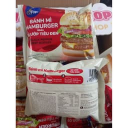 Bánh Mì Hamburger Bò Ướp Tiêu Đen Pippi Tràng An 88g – Thơm Ngon, Tiện Lợi, Ăn Liền | hutohutoshop 8
