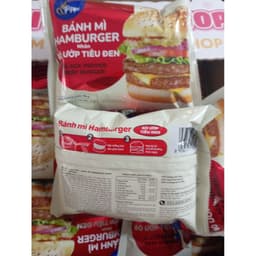 Bánh Mì Hamburger Bò Ướp Tiêu Đen Pippi Tràng An 88g – Thơm Ngon, Tiện Lợi, Ăn Liền | hutohutoshop 5