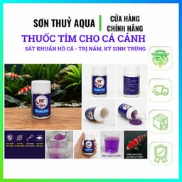 Thuốc Tím Cho Cá Cảnh | Sát Khuẩn Hồ Cá - Trị Nấm, Ký Sinh Trùng, Khử T.rùng Nước Cá Koi Cá Cảnh 2
