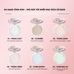 MENOW RABBIT Phấn Phủ Nén Kiềm Dầu Chống Nước, Che Phủ Hoàn Hảo 8.5gr 8