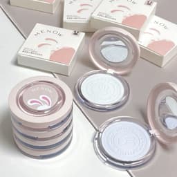 MENOW RABBIT Phấn Phủ Nén Kiềm Dầu Chống Nước, Che Phủ Hoàn Hảo 8.5gr 6
