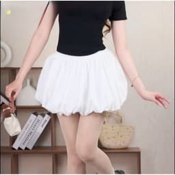 Áo kiểu babydoll xinh xắn tay phồng cổ bèo sen cột nơ dễ thương xinh xắn AP959 8