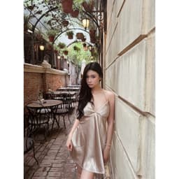 ( BIGSIZE ) VN133 Váy lụa yếm “ XẾP LY “ sang chảnh sexy hotgirl by CarrotShop 3