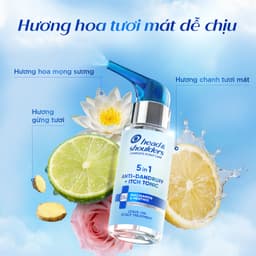 [KOL] Combo Dầu Gội Kiềm Dầu/ Giảm Ngứa 72 GIỜ Và Xịt Dưỡng 5 TRONG 1 HEAD & SHOULDERS Làm Sạch Gàu Vượt Trội 480g+50ml 9