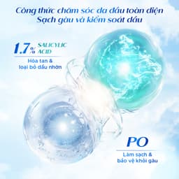 [KOL] Combo Dầu Gội Kiềm Dầu/ Giảm Ngứa 72 GIỜ Và Xịt Dưỡng 5 TRONG 1 HEAD & SHOULDERS Làm Sạch Gàu Vượt Trội 480g+50ml 2