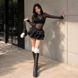 Váy kiểu nữ dáng bí 2 tầng siêu tôn dáng lưng thun cực đẹpCB277 - Fashion73 5