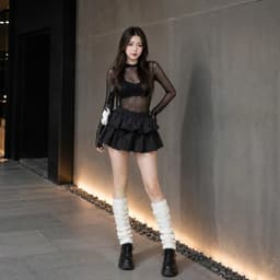 Váy kiểu nữ dáng bí 2 tầng siêu tôn dáng lưng thun cực đẹpCB277 - Fashion73 7