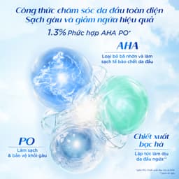 [KOL] Combo Dầu Gội Kiềm Dầu/ Giảm Ngứa 72 GIỜ Và Xịt Dưỡng 5 TRONG 1 HEAD & SHOULDERS Làm Sạch Gàu Vượt Trội 480g+50ml 3