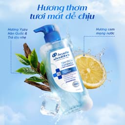 [KOL] Combo Dầu Gội Kiềm Dầu/ Giảm Ngứa 72 GIỜ Và Xịt Dưỡng 5 TRONG 1 HEAD & SHOULDERS Làm Sạch Gàu Vượt Trội 300g+50ml 8