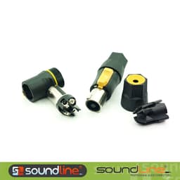Giắc loa sân khấu, jack loa neutric speakon bọc sắt, kháng nước hãng Soundline ( Giá 1c ) 2