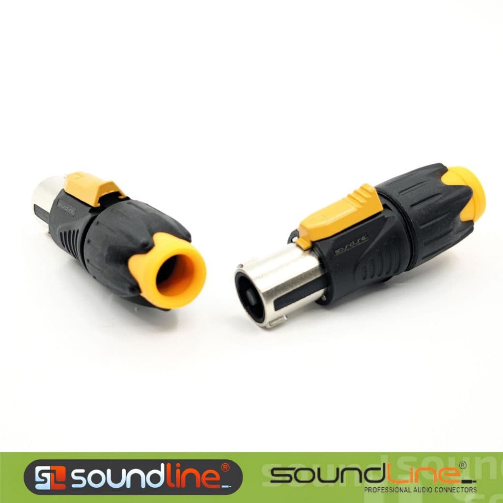 Giắc loa sân khấu, jack loa neutric speakon bọc đầu sắt Soundline ( Giá 1c )