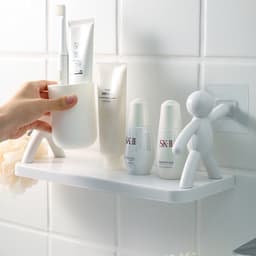 Kệ Dán Tường Thiên Nga và Kệ Dán Tường đựng đồ Tiện Lợi Hình Người Cute. LMS 9