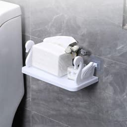 Kệ Dán Tường Thiên Nga và Kệ Dán Tường đựng đồ Tiện Lợi Hình Người Cute. LMS 2