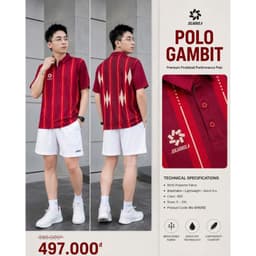 ÁO THỂ THAO JOGARBOLA PICKLEBALL POLO GAMBIT/AXIS , chất lượng cao cho người yêu thể thao. 1