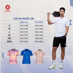 ÁO THỂ THAO JOGARBOLA PICKLEBALL POLO GAMBIT/AXIS , chất lượng cao cho người yêu thể thao. 9