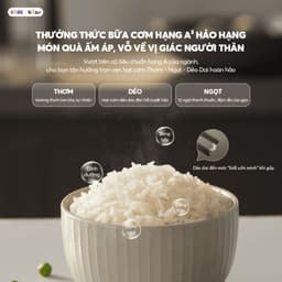 Nồi Cơm Điện Tử Bear RC-4H40Y, 1,5L - 800W - Ceramic Pro 9H - 8 chế độ nấu, Hàng Chính Hãng 4