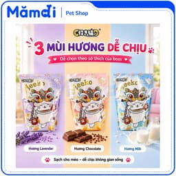 Cát Tofu Meeko 8L 2.3kg Cho Mèo | Mix Đất Sét, Vón Nhanh, Thấm Hút & Khử Mùi 1