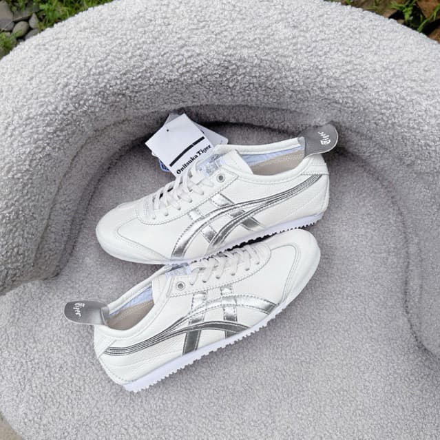 [HÀNG SẴN - SC] Giày thể thao Onit.suka Mexico 66 Trắng Bạc - sneaker nam nữ dễ phối đồ, hottrend, basic, full box