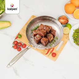 Chảo Inox 304 liền khối vân kim cương KALPEN SA hàng chính hãng 8
