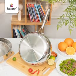 Chảo Inox 304 liền khối vân kim cương KALPEN SA hàng chính hãng 5