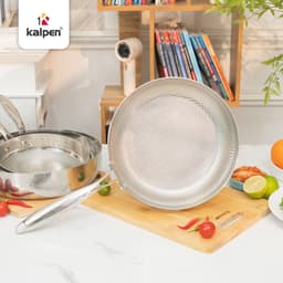Chảo Inox 304 liền khối vân kim cương KALPEN SA hàng chính hãng 6