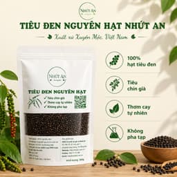 Combo Bếp Việt Nhứt An Dầu Đậu Phộng 500ml và Tiêu Đen Nguyên Hạt 250g, Gia Vị Nấu Ăn Dùng Chiên Xào Ướp Nấu - Nhứt An 3