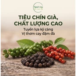 Combo Bếp Việt Nhứt An Dầu Đậu Phộng 500ml và Tiêu Đen Nguyên Hạt 250g, Gia Vị Nấu Ăn Dùng Chiên Xào Ướp Nấu - Nhứt An 9