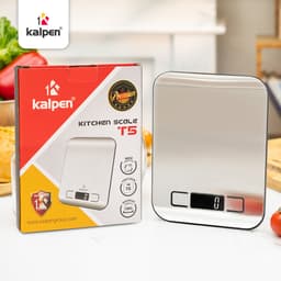 Cân điện tử nhà bếp Inox KALPEN T5 10kg hàng chính hãng 9