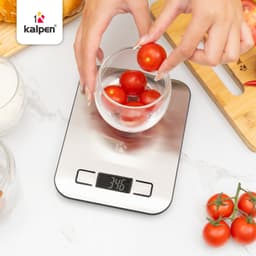 Cân điện tử nhà bếp Inox KALPEN T5 10kg hàng chính hãng 2