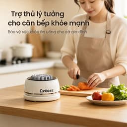 Canbo Máy Rửa Rau Củ Quả Tiệt Trùng Thực Phẩm Ti Titanium Khử Thuốc Trừ Sâu Diệt Khuẩn IPX7 8